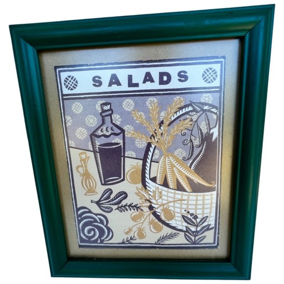 🌸6/$20🌸 Framed “Salad” Print - Picture 3 of 9